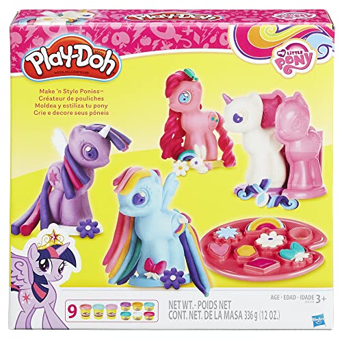Book Cover Play-Doh My Little Pony Make 'n Style Ponies, Ages 2 and Up (Amazon Exclusive)