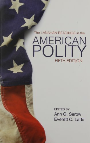 By Author The Lanahan Readings in the American Polity 5e