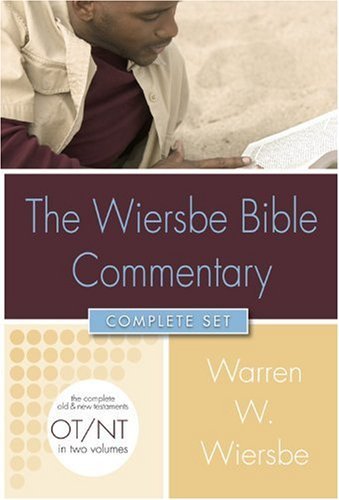 By Warren W. Wiersbe Wiersbe Bible Commentary 2 Vol Set w/CD Rom (Wiersbe Bible Commentaries) (New)