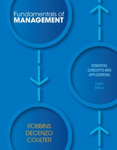 By Stephen P. Robbins Fundamentals of Management (Fundamentals of Management) 8e
