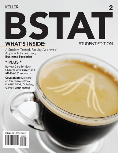 By Gerald Keller BSTAT 2 (with Review Cards and CourseMate Printed Access Card) (New, Engaging Titles from 4ltr Press (2nd Edition)