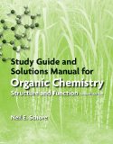 By Peter Vollhardt Study Guide/Solutions Manual for Organic Chemistry (7th Revised edition)