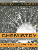 By James E. Brady Chemistry, Student Solutions Manual: The Study of Matter and Its Changes (5th Edition)