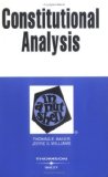 By Thomas Baker Baker and Williams' Constitutional Analysis in a Nutshell, 2d (English and English Edition) (2nd Edition)