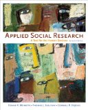 By Duane R. Monette Applied Social Research: A Tool for the Human Services (7th)