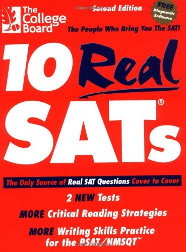 By The College Board 10 Real SATs, Second Edition (2e)