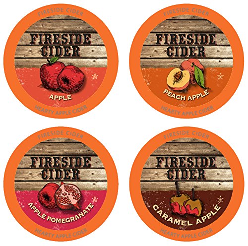 Book Cover Fireside Cider Variety Pack Single-Cup Cider for Keurig K-Cup Brewers, 40 Count