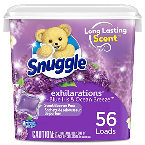 Book Cover Snuggle Scent Boosters In-Wash Laundry Scent Pacs, Lavender Joy, 56 Count