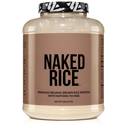 Book Cover Naked Rice - Organic Brown Rice Protein Powder - Vegan Protein Powder - 5lb Bulk, GMO Free, Gluten Free & Soy Free. Plant-Based Protein, No Artificial Ingredients - 76 Servings