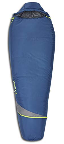 Kelty Tuck 22F Degree Mummy Sleeping Bag – 3 Season Ultralight Sleeping Bag with Thermal Pocket Hood, Zippered Opening in Footbox. Lightweight Traveling Backpacking Tent/Hammock Camping Sleep System – Stuff Sack Included