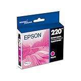 EPSON 220 DURABrite Ultra Ink Standard Capacity Magenta Cartridge (T220320-S) Works with WorkForce WF-2630, 2650, 2660, 2750, 2760 and Expression XP-320, 420, 424, (Pack of 1)