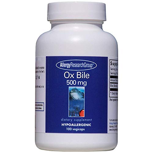 Ox Bile 500mg 100 Capsules