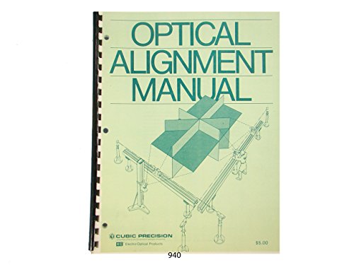 Keuffel Esser Optical Alignment Manual Cubic Precision K & E
