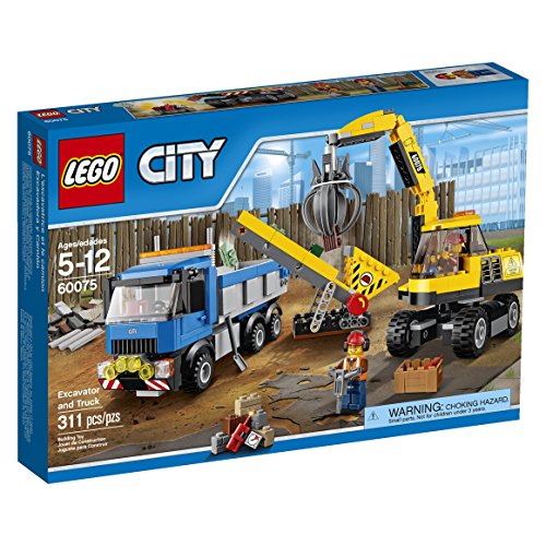 LEGO City Demolition Excavator and Truck
