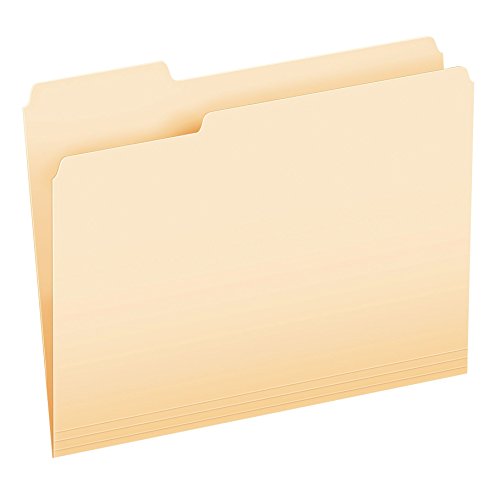 Book Cover Pendaflex Essentials File Folders, Letter Size, 1/3 Cut, Manila, 250 per Box (752250)