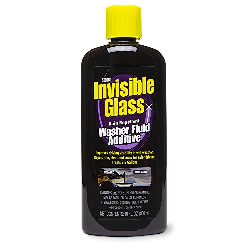 Book Cover Invisible Glass Premium Glass Cleaner with Rain Repellent Washer Fluid Additive - 10 oz, 91491 by Invisible Glass