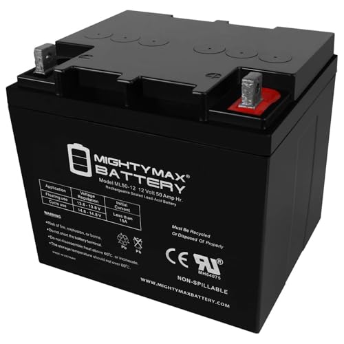 Mighty Max Battery ML50-12 -12V 50AH SLA Replaces Interstate DCM0040 Brand Product