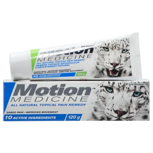 Motion Medicine – Advanced Pain Relief Cream (120g / 4 oz Tube), Fast-Acting, Long-Lasting Relief for Knee, Back, Muscle, Neck & Shoulder Pain