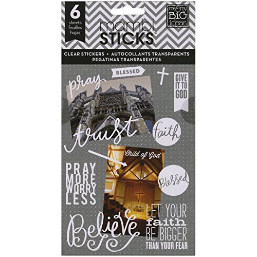me & my BIG ideas Pocket Pages Stickers, Faith