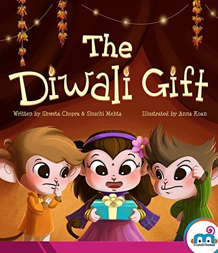 Book Cover The Diwali Gift: Free Lesson Plan. Popular Book on Diwali