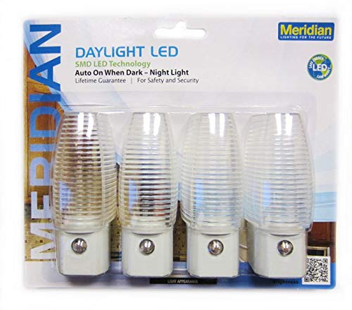 Meridian Electric 10911 5 lm LED Auto, Daylight 5000K (4 Pack)
