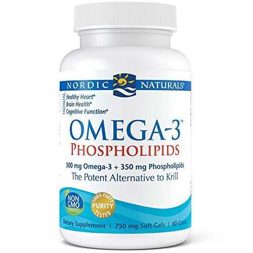 Book Cover Nordic Naturals - Omega-3 Phospholipids, The Potent Alternative to Krill, 60 Soft Gels