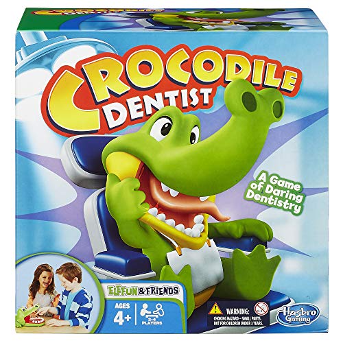 Book Cover Hasbro B0408 Crocodile Dentist Kids Game Ages 4 And Up (Amazon Exclusive)