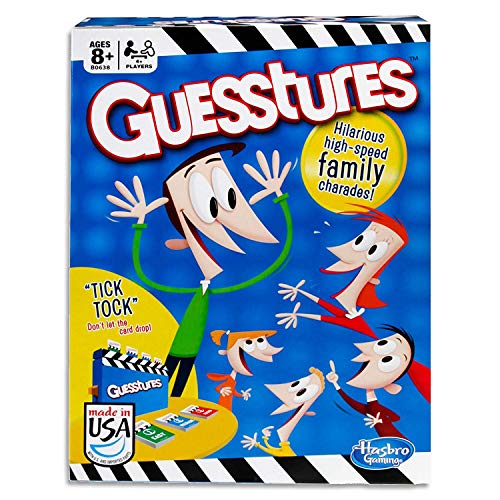 Book Cover Hasbro Gaming Guesstures Game