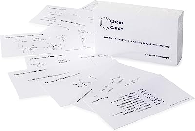 Book Cover ChemCards: Study Flash Cards for Organic Chemistry - First Semester Topics