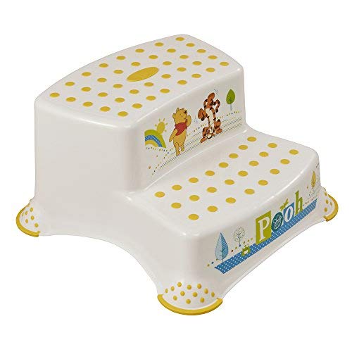 Plastorex 1552 WI Marche Pieds Antidérapant Décoré Blanc