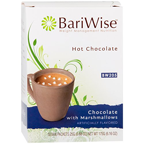 Book Cover BariWise High Protein Hot Cocoa - Instant Low-Carb, Low Calorie Hot Chocolate Mix with 15g Protein - Chocolate Marshmallows (7 Count)