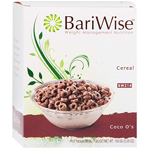 BariWise Low-Carb High Protein Diet Cereal - 15g Protein Per Serving - Sugar Free Coco Flavored Cereal - (5 Count)