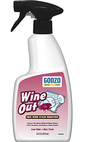 Book Cover Gonzo Natural Magic 1003 Remover--Removes Wine Stains from Carpet Rugs Linens Table Cloths Furniture Upholstery, 14 oz., White