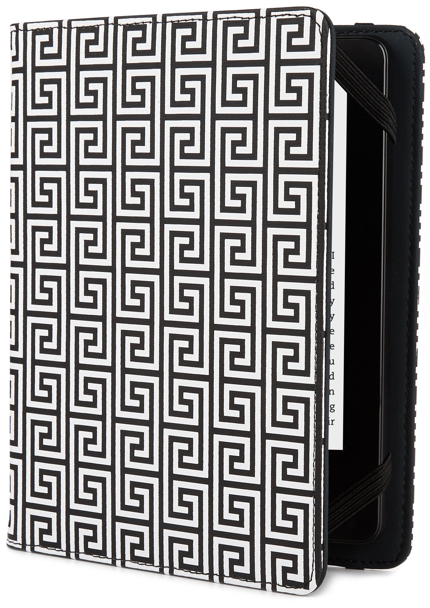 Jonathan Adler Greek Key Cover - Black/White (Fits Kindle Paperwhite, Kindle & Kindle Touch) Black Key