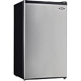 Danby Designer 3.2 Cubic Feet Compact Refrigerator (DCR032C1BSLDD), Silver