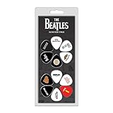 Perri’s Leathers Ltd Guitar Picks, The Beatles, Medium, Official Licensed Product, (LP12-TB2) 12 Pack, Made in Canada