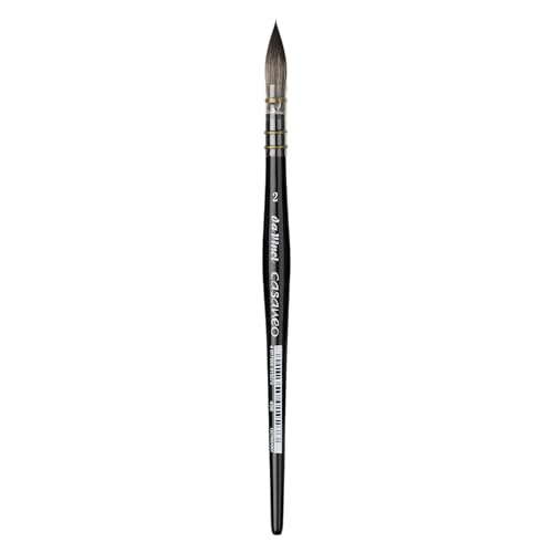 da Vinci Watercolor Series 498 Size 2 - Round Quill - Casaneo New Wave Synthetics - Vegan - Made in Germany