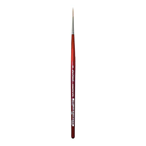 da Vinci Watercolor Series 1280 Size 3/0 - CosmoTop Spin Medium Needle-Sharp Liner - Professional Quality Multi-Diameter Synthetic Fibers - Holds More Water Than Any Other Synthetic