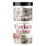 Rodelle Turkey Brine Gluten Free Gourmet Spice Blend Made in USA, 25 Ounce