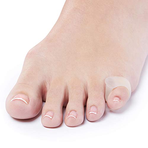 Natracure Advanced Gel Toe Separator (w/Toe Loop) - Spacer, Corrector, Straightener to Cushion and Align Bent, Crooked, Overlapping Toes - Corns, Pinky Tailor Bunions - (1104-M CAT 2PK) - Size: Small