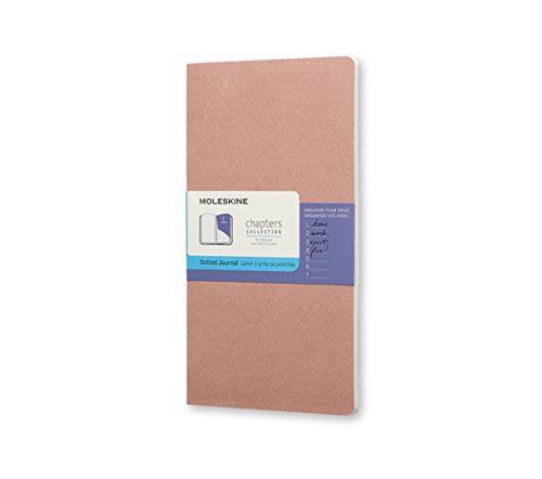 Book Cover Moleskine Chapters Journal, Slim Pocket, Ruled, Old Rose, Soft Cover (3 x 5.5)