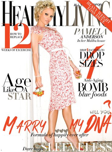 Book Cover Healthy Living Magazine