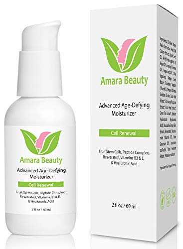 Book Cover Anti Aging Face Cream Moisturizer with Resveratrol & Peptides, 2 fl. oz.
