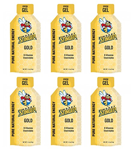 Honey Stinger Gold Classic Energy Gel (6 x 1.2oz Packs) by Honey Stinger