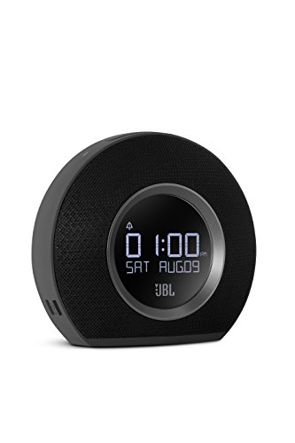 Book Cover JBL Horizon Bluetooth Clock Radio with Usb Charging and Ambient Light, Black