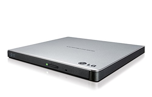 Book Cover LG Electronics 8X USB 2.0 Super Multi Ultra Slim Portable DVD+/-RW External Drive with M-DISC Support, Retail (Silver) GP65NS60