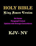 King James Version, No Verses, Paragraph Format: Updates with Strong's Concordance (2014)
