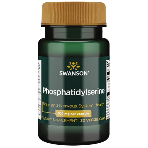 Swanson Conjugated Phosphatidylserine with Dha 100 Milligrams 30 Capsules