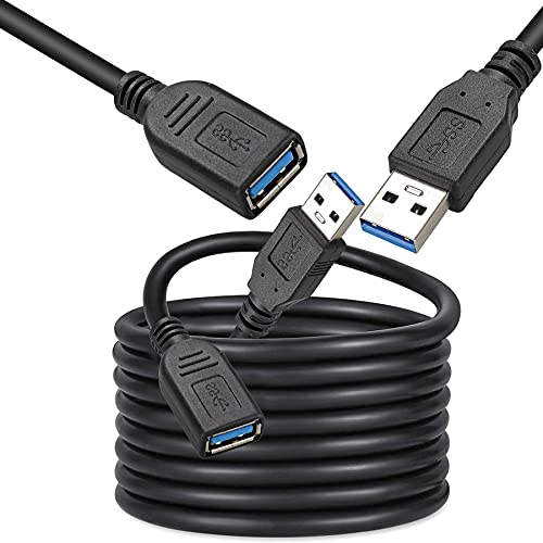 Storite (300Cm - 9 Foot - 3Metre) USB 3.0 Male A to Female A Extension Cable Super Speed 5Gbps for Laptop/Pc/Mac/Printers - Blue