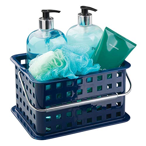 Book Cover iDesign Spa BPA-Free Plastic Small Stackable Basket with Handle - 5.3